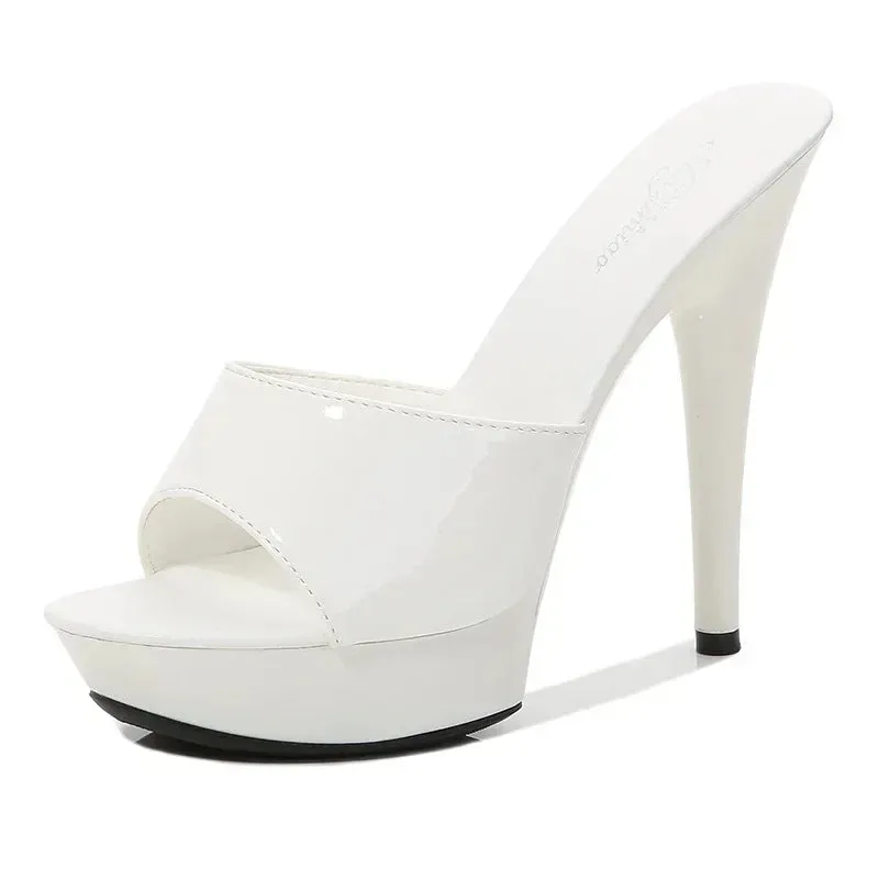 Women's Sexy Patent Leather Sandals