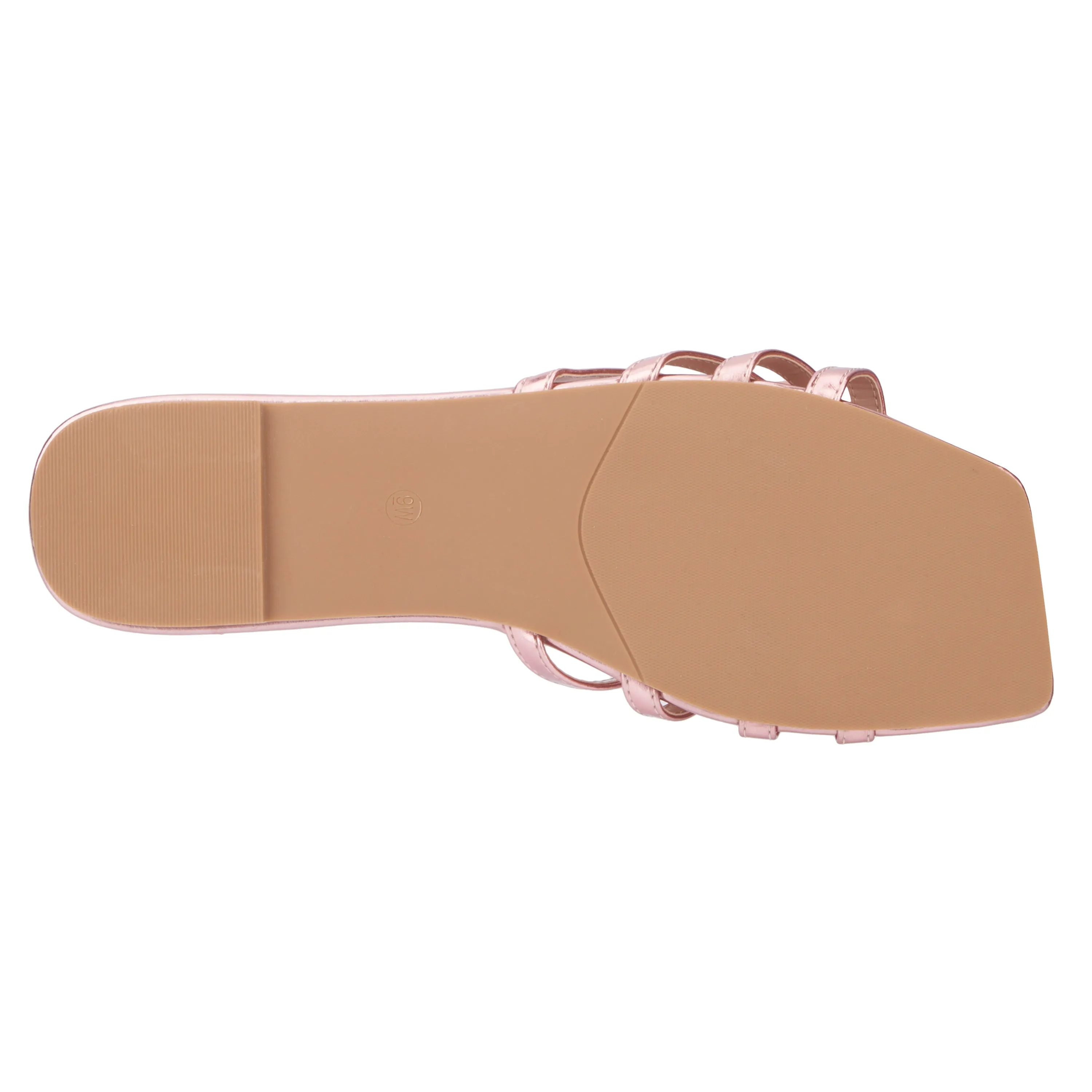 Women's Shayla Flat Sandal - Wide Width Slide Sandals