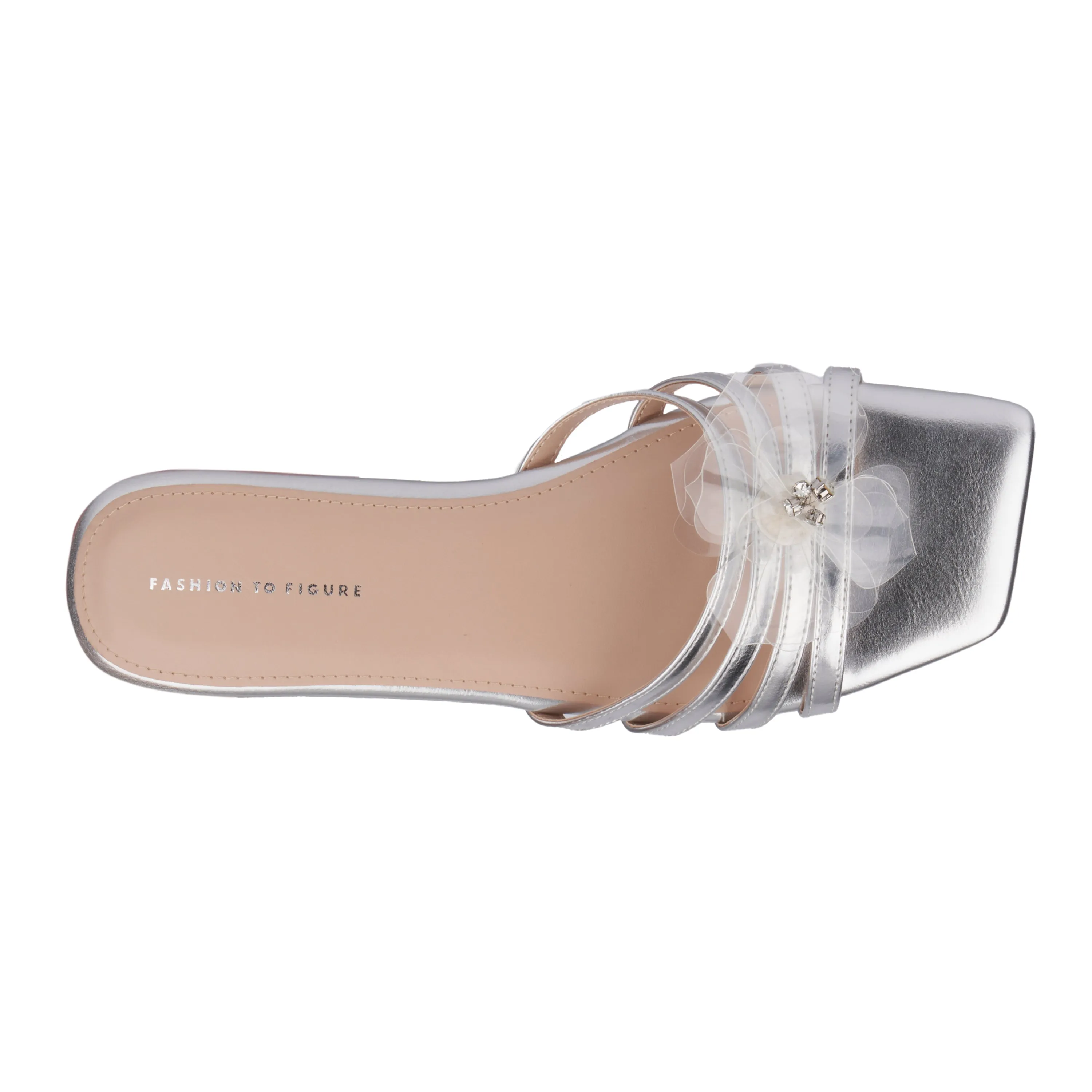 Women's Shayla Flat Sandal - Wide Width Slide Sandals