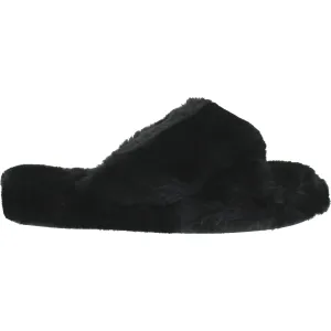Women's Tempur-Pedic Sloann Black Faux Fur