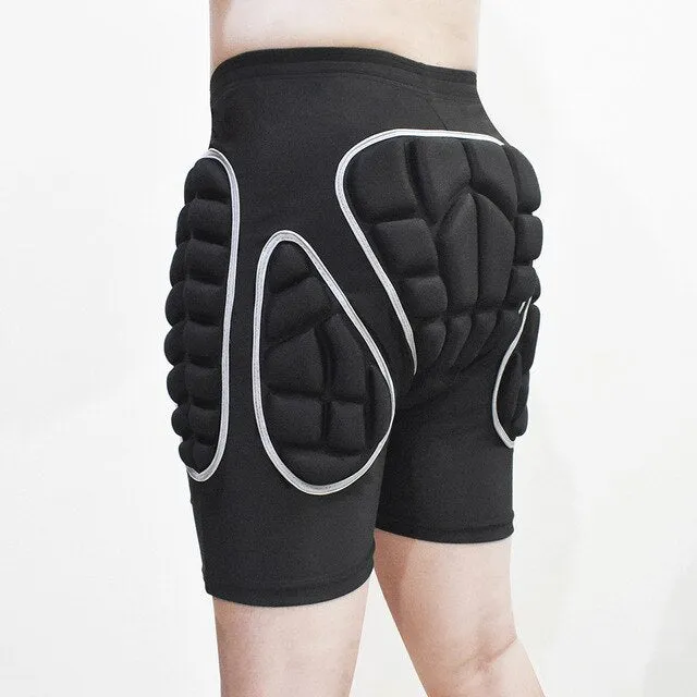 WOSAWE Winter Sports Skiing Snow Shorts Protective Hip Butt Bottom Padded Amor Men Ski Snow Skate Snowboard Pants Protection