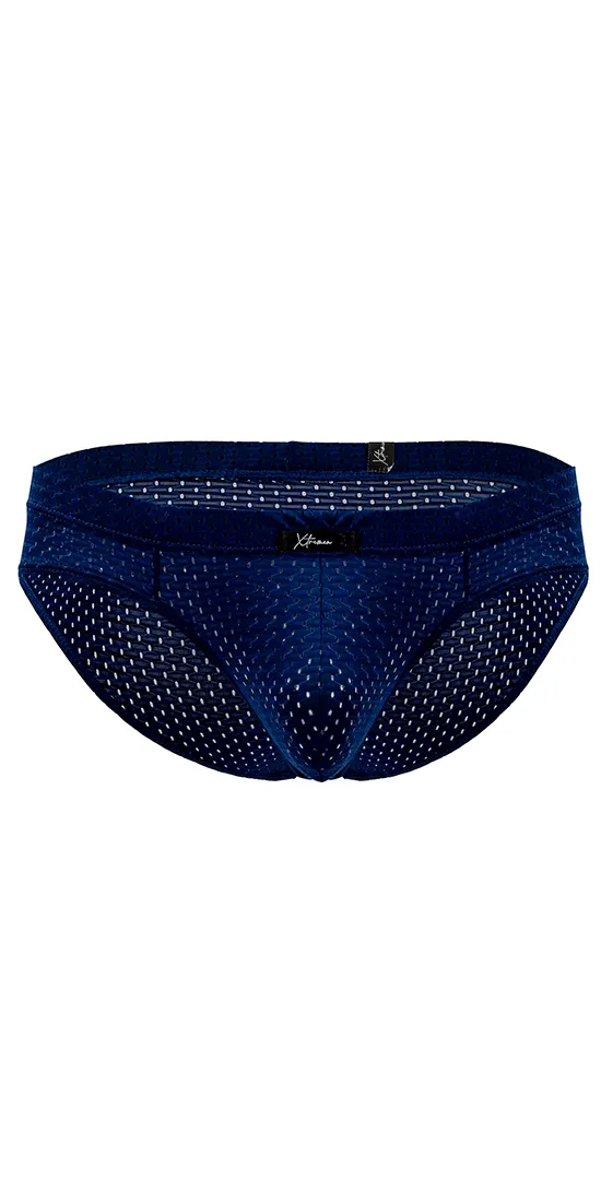 Xtremen 91169 Mesh Briefs Navy