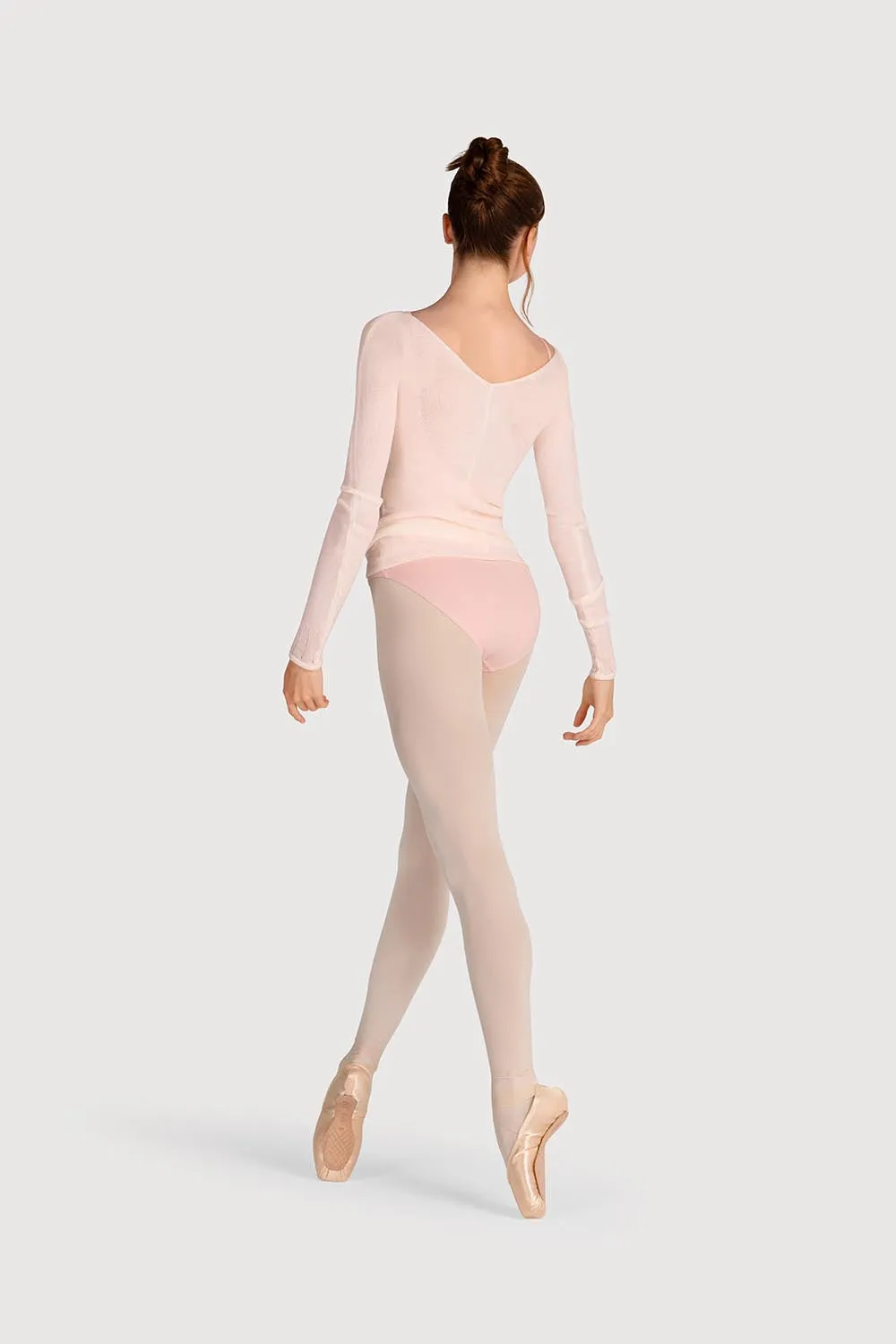 Z0105 - Bloch Kara Long Sleeve V Womens Top