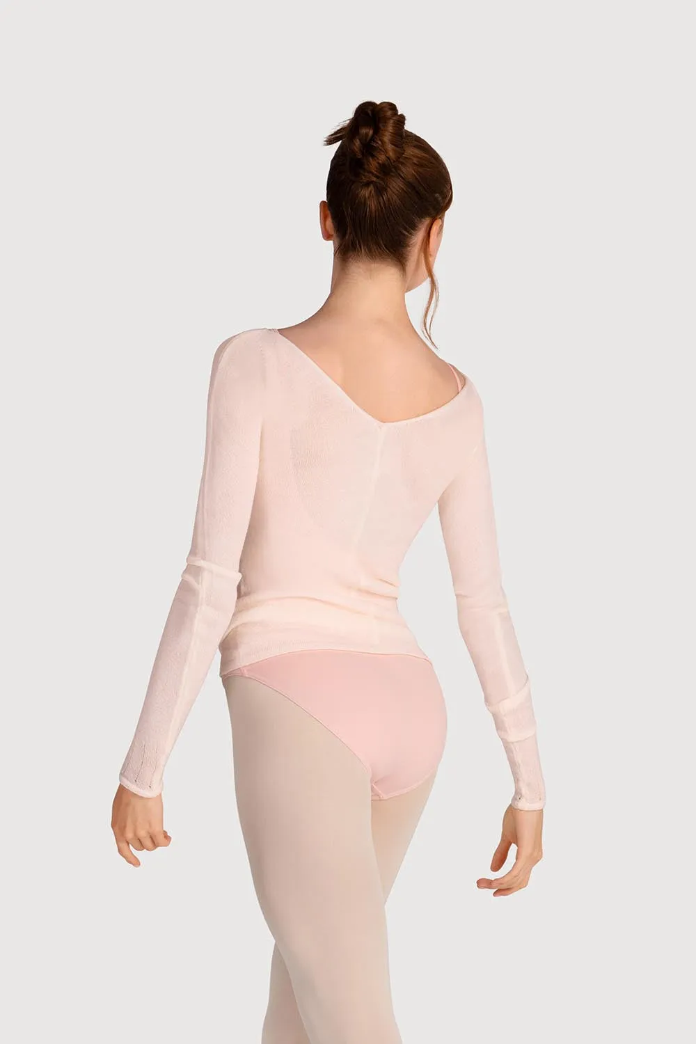 Z0105 - Bloch Kara Long Sleeve V Womens Top