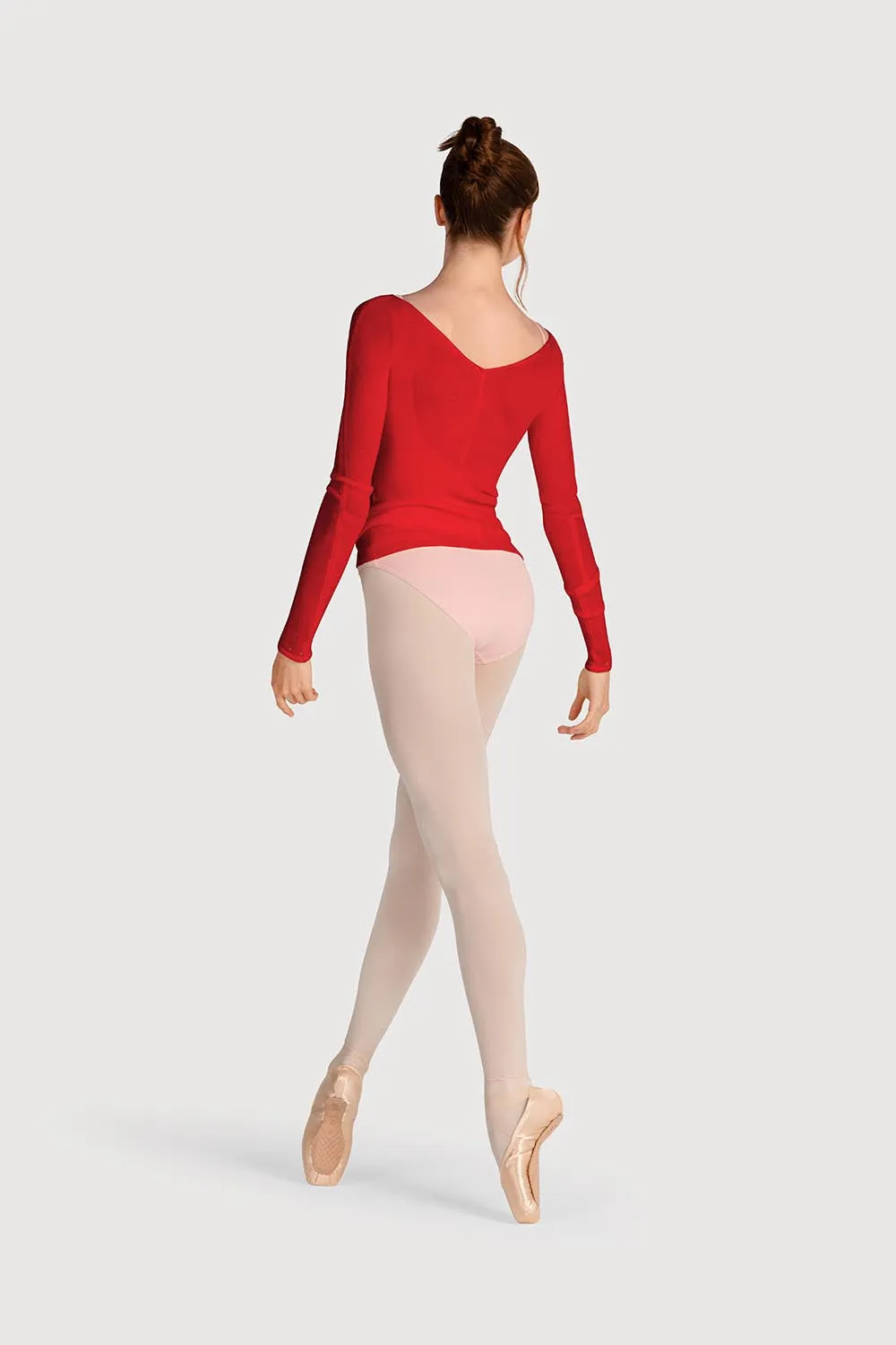 Z0105 - Bloch Kara Long Sleeve V Womens Top