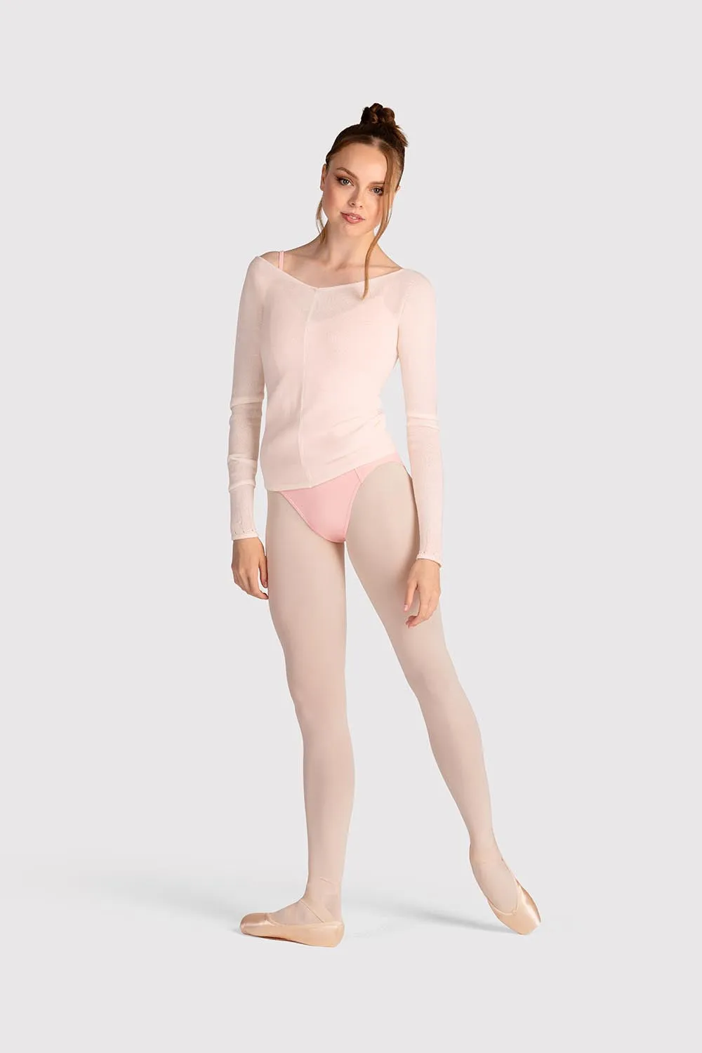 Z0105 - Bloch Kara Long Sleeve V Womens Top