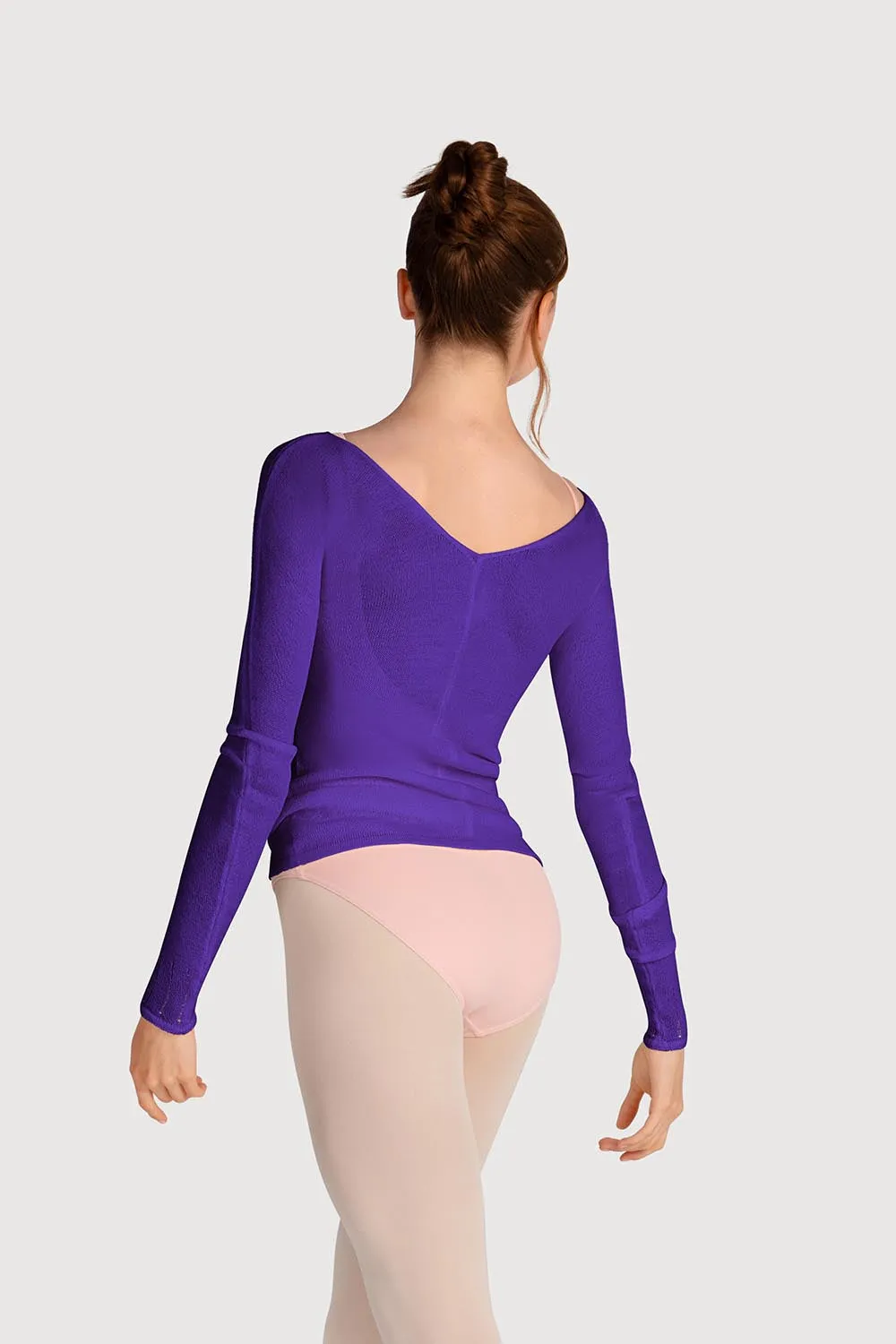Z0105 - Bloch Kara Long Sleeve V Womens Top