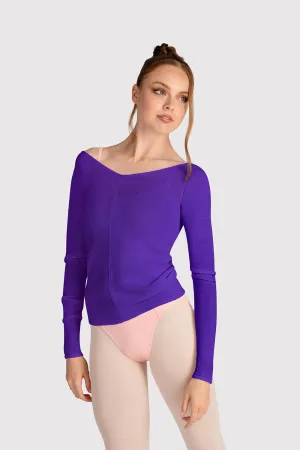 Z0105 - Bloch Kara Long Sleeve V Womens Top