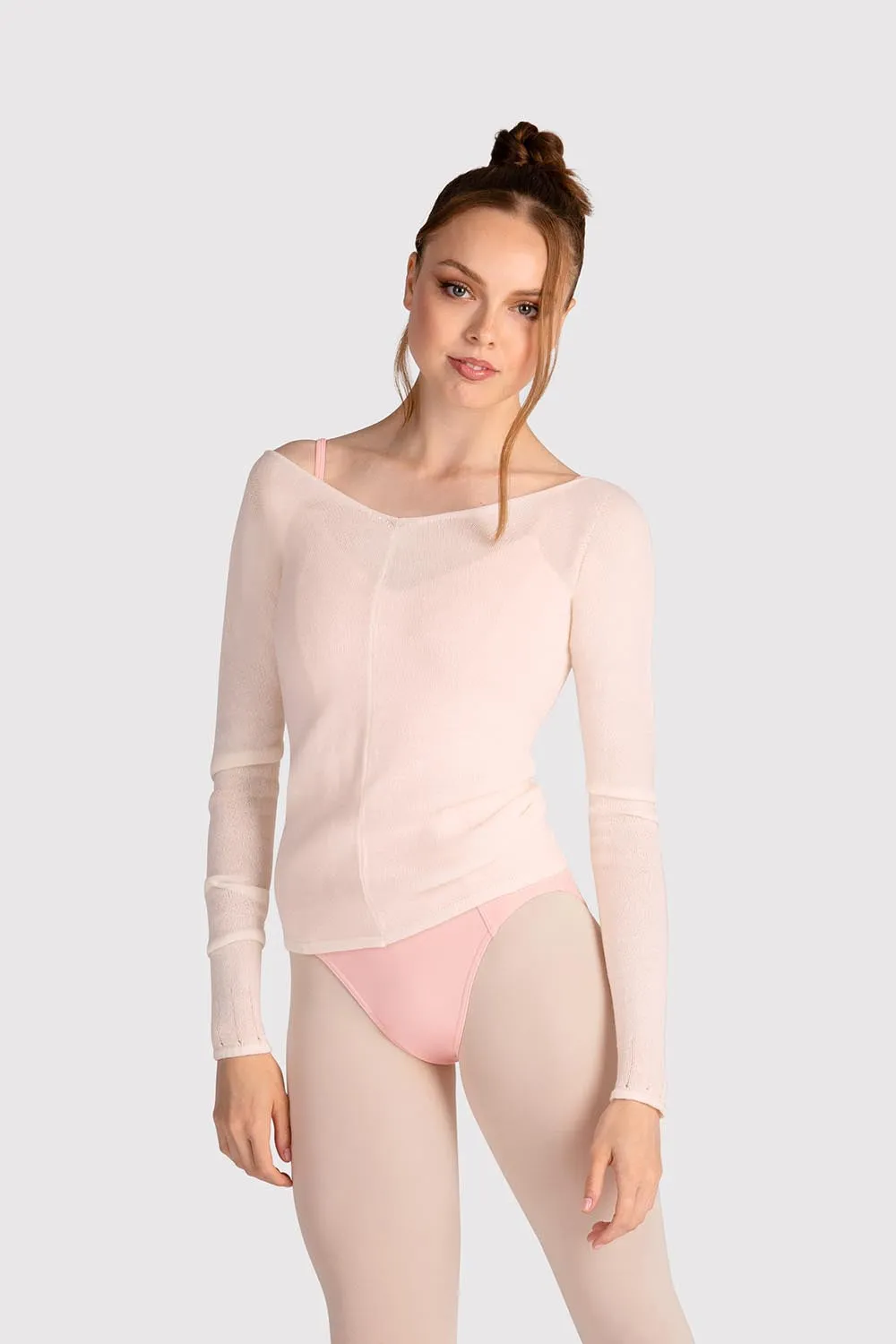 Z0105 - Bloch Kara Long Sleeve V Womens Top